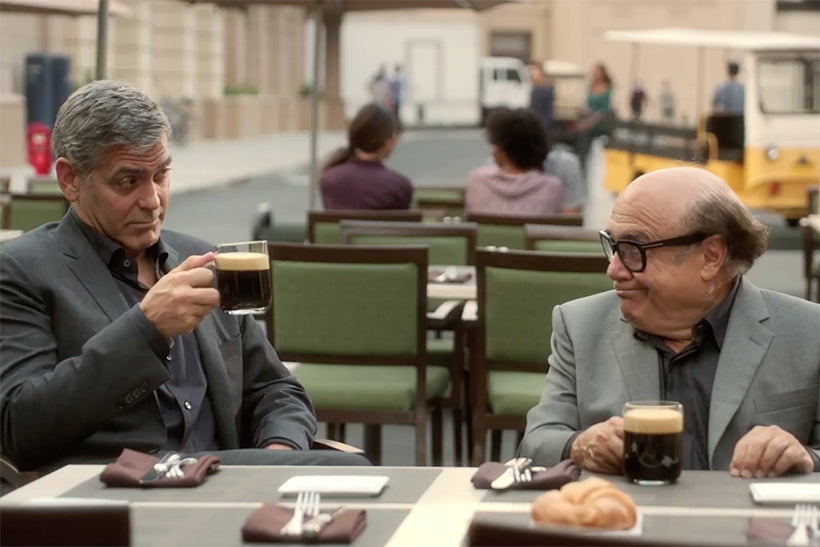 danny devito george clooney coffee mini americano minicano