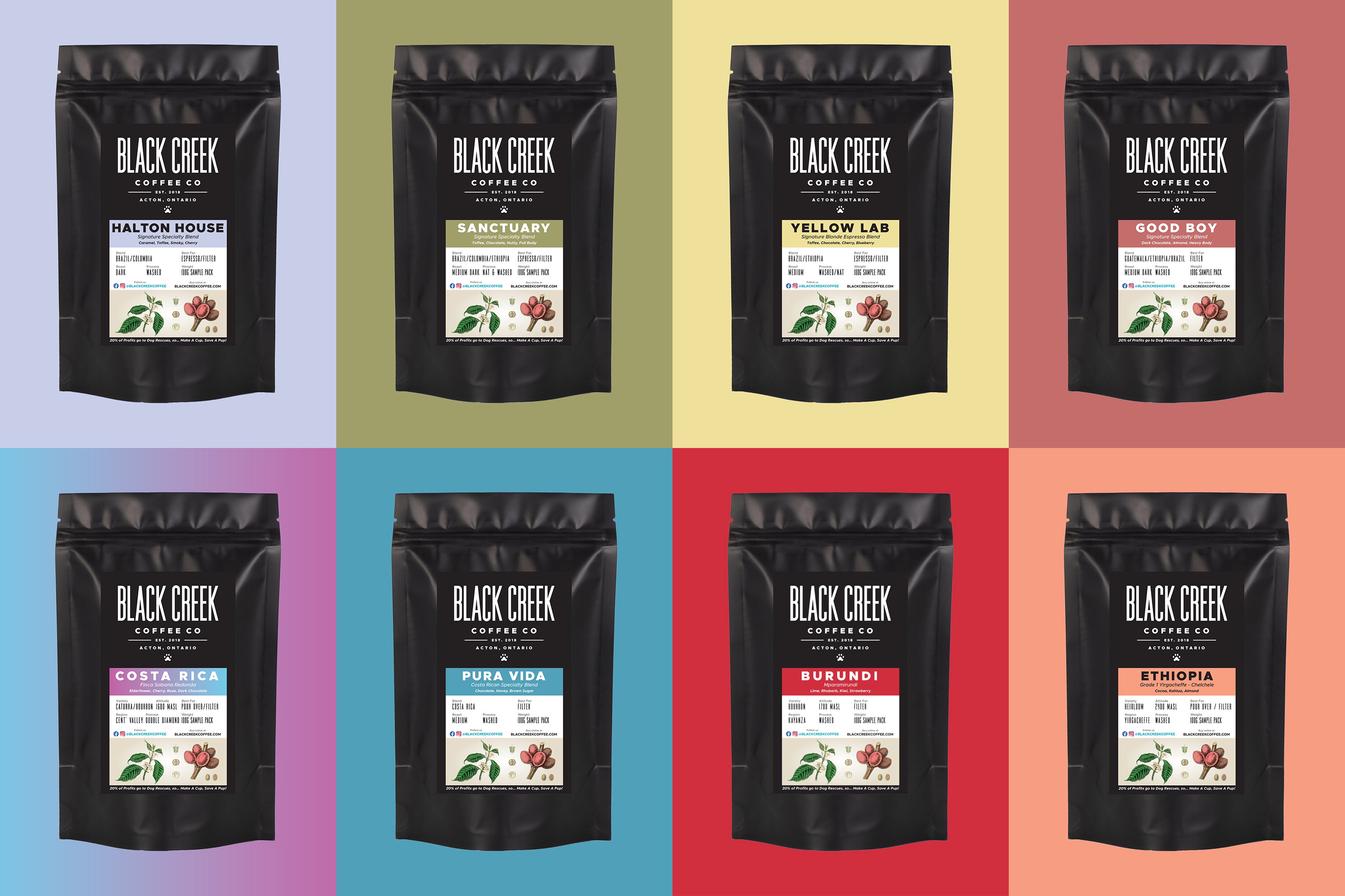 Black Creek Coffee Sampler Bundle