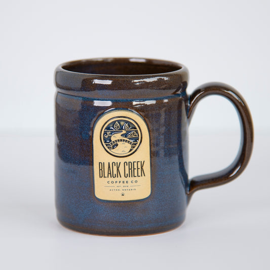 Black Creek Coffee Camper Mug Denim